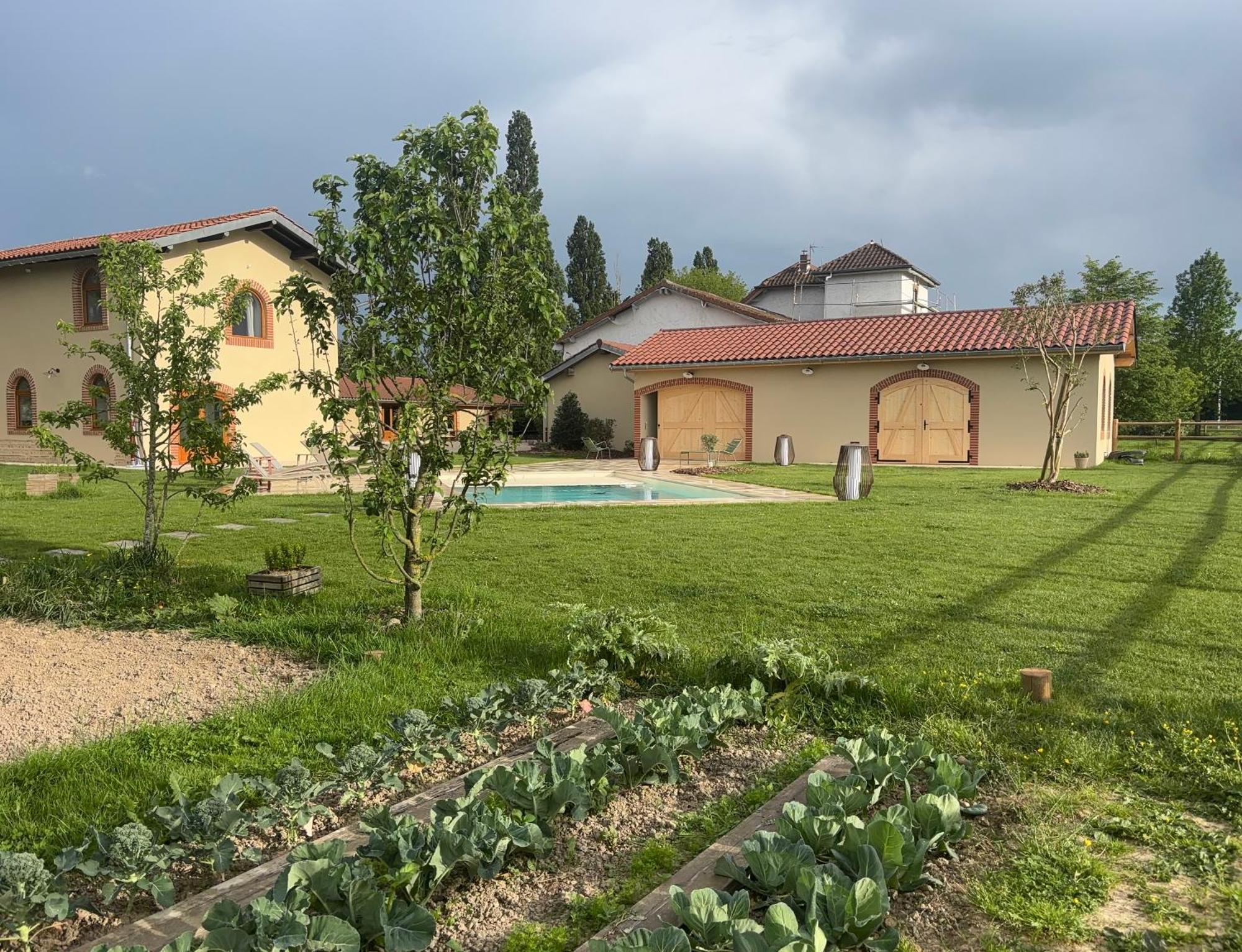 Le Domaine Du Pin Bed & Breakfast Chatillon sur Chalaronne Bagian luar foto